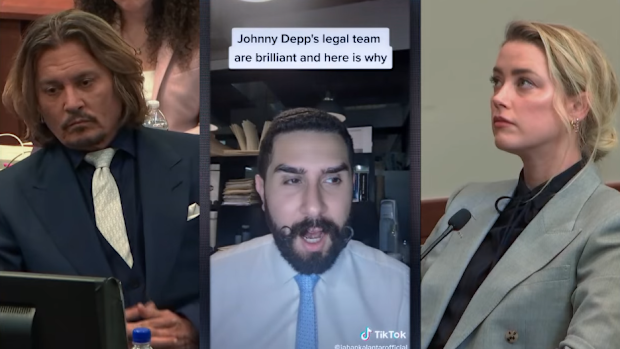 Criminal defence lawyer Jahan Kalantar gained a huge following on TikTok when he posted daily insights during the Johnny Depp and Amber Heard trial.