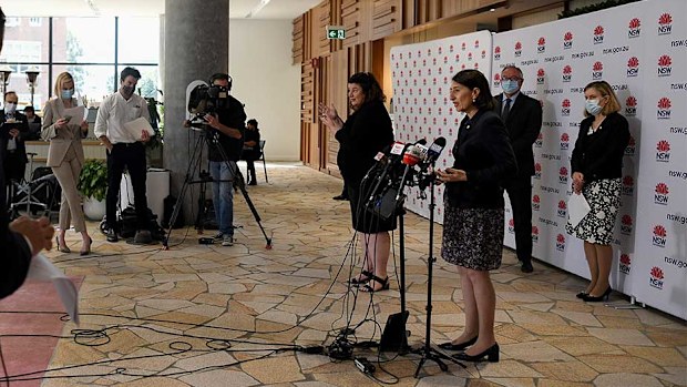 NSW Premier Gladys Berejiklian has held a regular press conference every day at 11am.