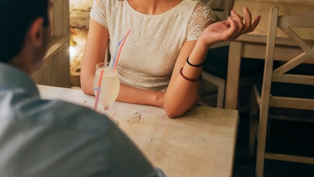Man and woman date