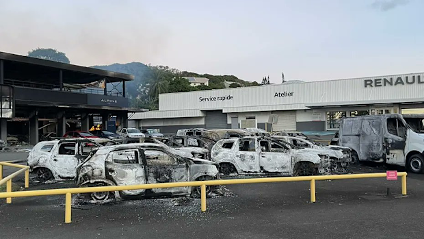 New Caledonia has announced a mass security mobilisation and a curfew for residents tonight after a protest turned into a violent riot in the country's capital overnight.