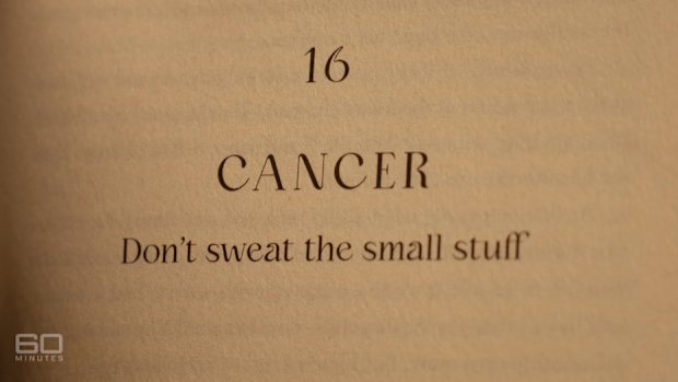 Two chapters of the book were devoted to Elle's cancer battle.