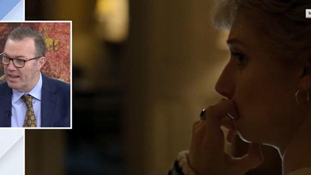 Andrew Morton says watching The Crown was like 'seeing a ghost' and praises Australian actress Elizabeth Debicki's portrayal of Princess Diana