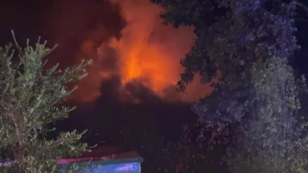Fire in Eltham, Melbourne