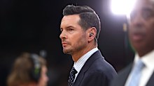 JJ Redick is seen prior to Game Two of the 2024 NBA Finals between the Boston Celtics and the Dallas Mavericks.