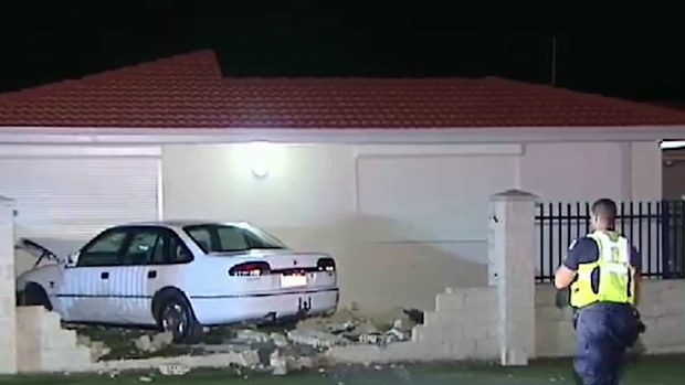 The driver and passenger fled the scene.
