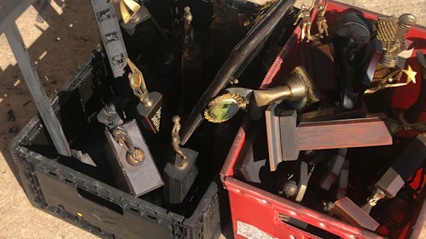 Aldinga Sharks club members are devastated after fire destroyed their clubhouse along with years worth of trophies and memorabilia.