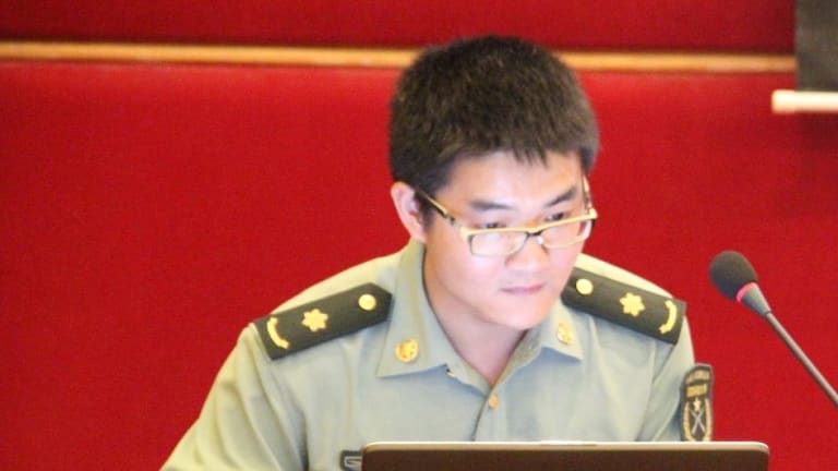 Liu Xinwang, a PLA officer and computer science expert who visited ANU for a year.