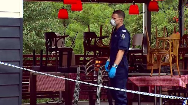 Police are searching for a gunman.