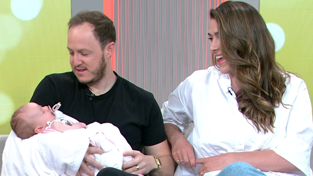 At the end of the day Josh and Catherine are just doting parents. 