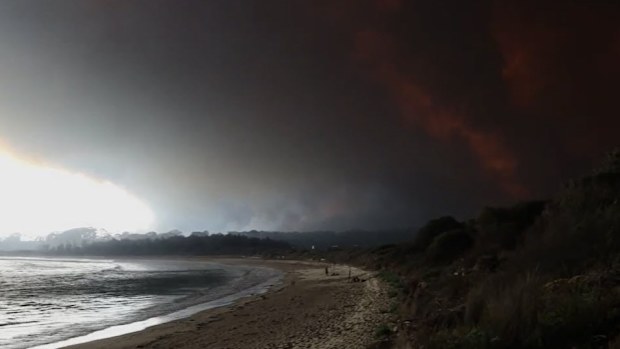 Emily bushfire doco beach