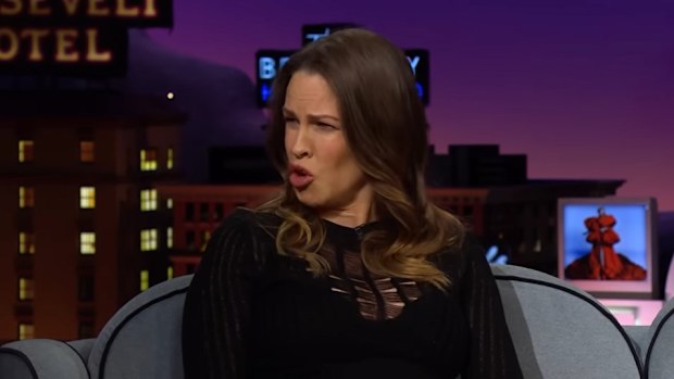 Hillary Swank The Late Late Show with James Corden