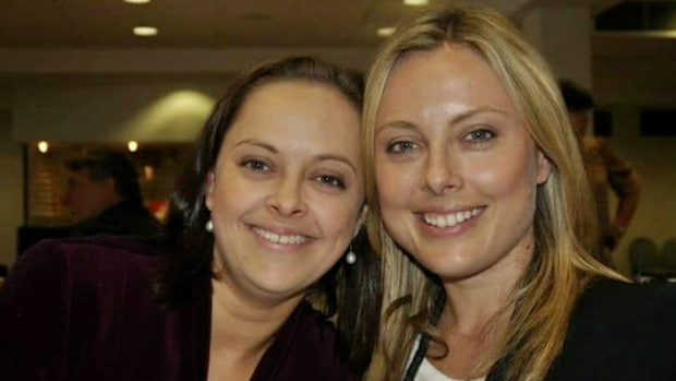 Kristen (left) is now expecting her second child.