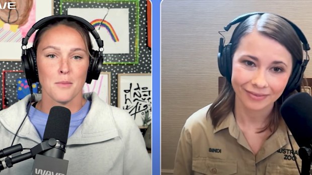 bindi irwin gives health update on the podcast Not Gonna Lie says she is getting better every day