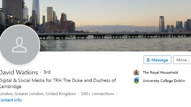 The appointment is now 'LinkedIn official'.