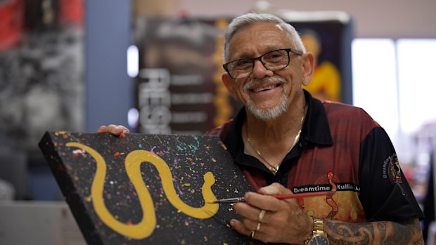 Michael Connolly, Kullilla Dreamtime Art, My Way 2024