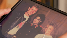 Richard Wilkins and Rebecca Gibney with Michael Jackson