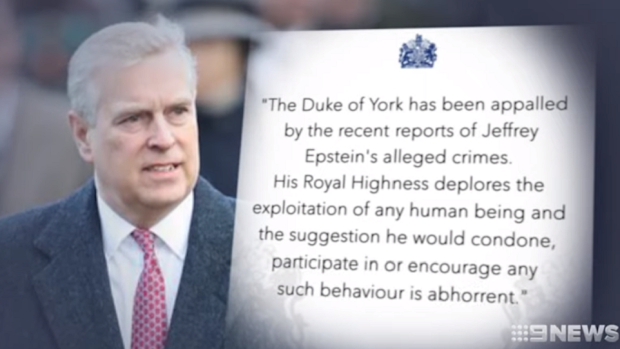 The prince was forced to release a statement about the scandal.