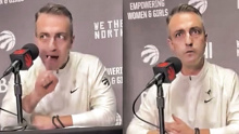 Toronto coach Darko Rajakovic went on a furious, table pounding tirade against the officiating.