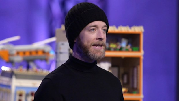 LEGO Masters 2023 promo the heist sunday Hamish Blake