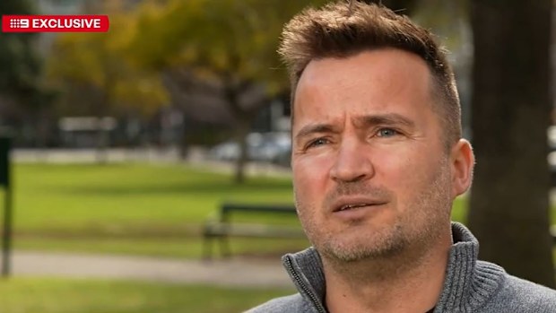 Abuse victim Mike Worsman