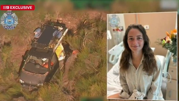 Carolina Wilga's now-famous Mitsubishi Delica has been moveed after its mammoth misadventure.