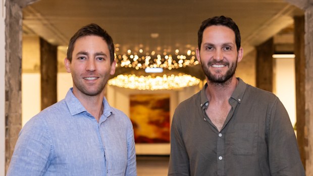 Joshua Ross and Adam McCurdie Humantix office, The Rocks, NSW, Australia. Photo: Narelle Spangher,