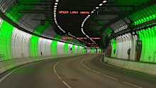 The high-tech lighting system is being rolled out in Melbourne's Burnley Tunnel.