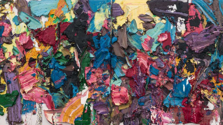 Zhu Jinshi's <i>Spring Festival is Coming</i> (detail).