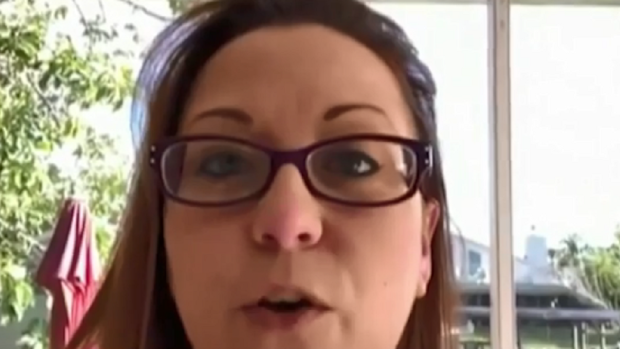 The woman tried to explain her work but the stranger refused to listen.