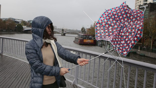 Melbourne is set to be thrown around by high winds tomorrow as a strong cold front moves across the state. 