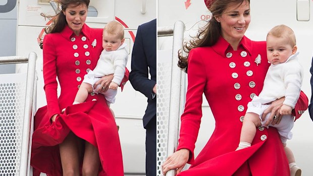 Duchess Kate and Prince George. (Getty)