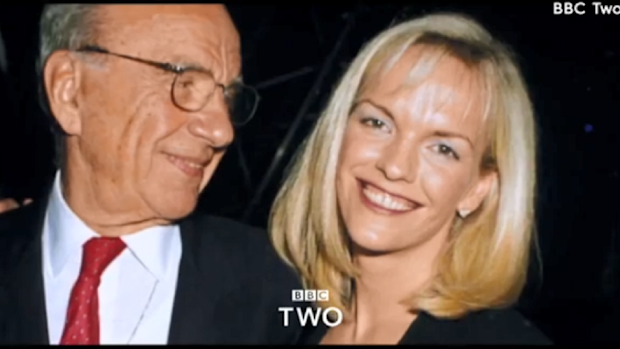 Murdoch with his eldest daughter Elisabeth.
