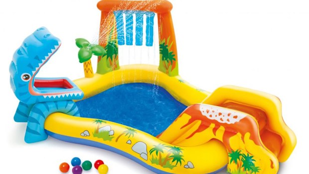A children's dinosaur-themed play pool has been recalled over a labelling mistake.The Intex Dinosaur Play Centre Portable Pool, which has been sold by shops including Amazon, BCF, Catch and Costco doesn't meet the labelling rules for play pools.
It also doesn't carry the mandatory drowning warning.
