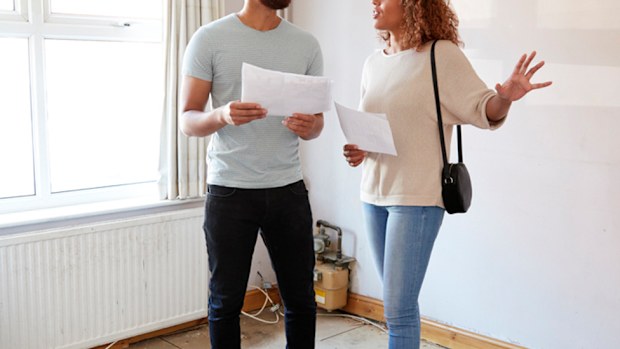Couple Buying House For First Time that needs renovating