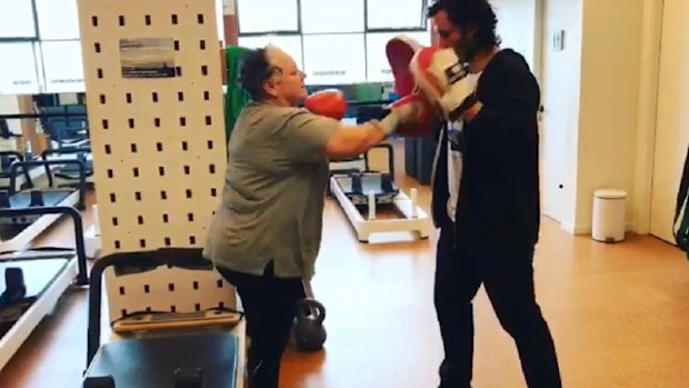 Mary-Lynne boxing