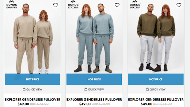 Bonds releases genderless clothing line