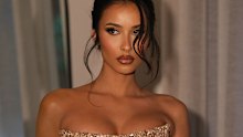 Ryan is known for his intricate beaded couture gowns.  