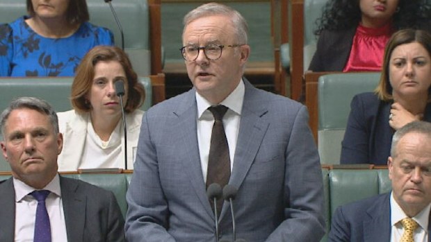 Anthony Albanese speaks in parliament about Bianca Jones, Melbourne teenager who died from suspected methanol poisoning