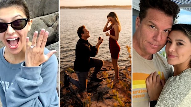 Dane Cook, 50, proposes to Kelsi Taylor, 23, after five years of dating.