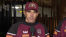 Billy Slater had a quick response to Michael Maguire's jab. 