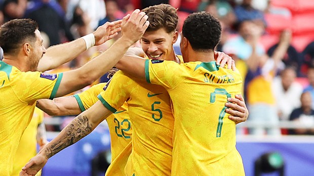 Jordan Bos, AFC Asya Kupası'nda gol sevinci