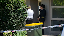 Police at the Burpengary home at the time.
