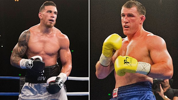 Sonny Bill Williams and Paul Gallen. (AAP)