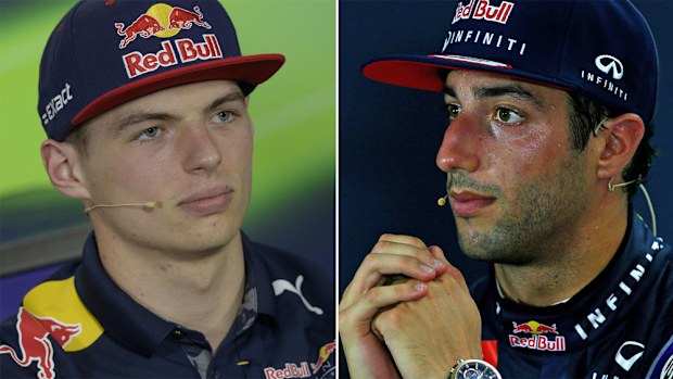 Max Verstappen (L) and Daniel Ricciardo have been described as a dream pairing for Red Bull. (Getty)