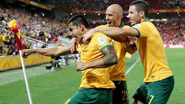 The Socceroos remain outside the world's top 50 ranked countries. (AFP)