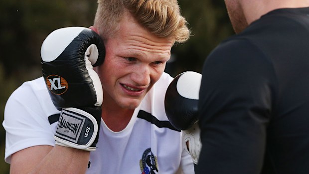 Adam Treloar. (Getty)