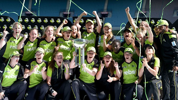 WBBL winners Sydney Thunder (AAP)