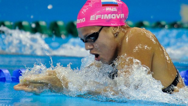 Yulia Efimova. (AFP-file)
