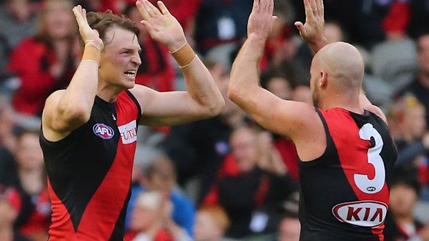 Brendon Goddard (L) with Paul Chapman. (Getty-file)