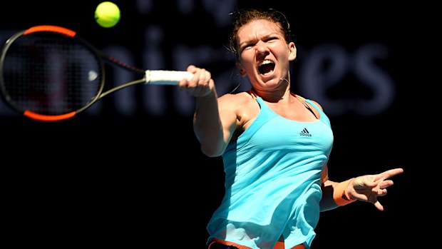 Simona Halep. (AAP)